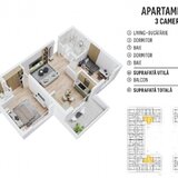 Berceni apartament 3 camere, comision 0%, direct dezvoltator